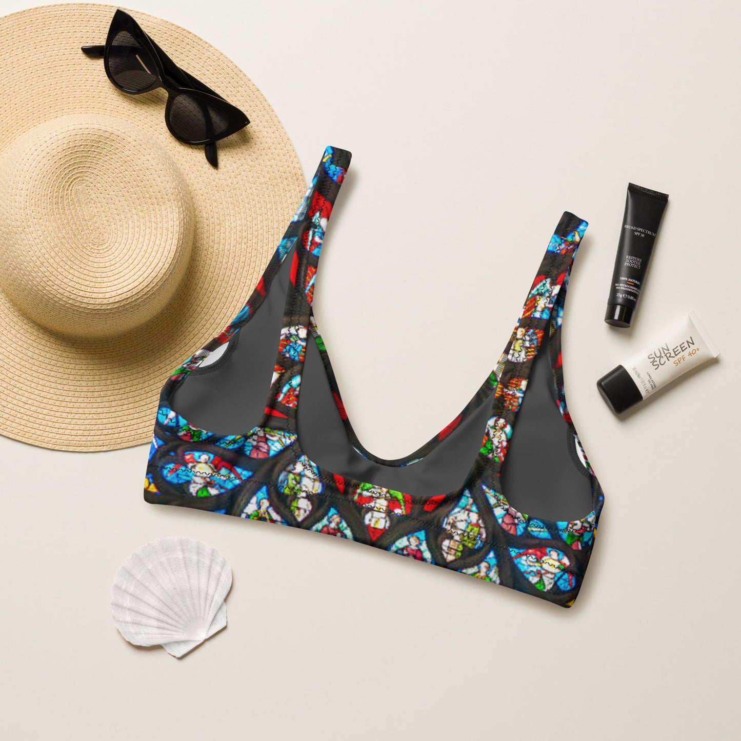 Women's padded bikini top, Cute Summer Bikini Top Black Top, beautiful bikini top, Beach dress, Beach dress for summer and spring - PratSN