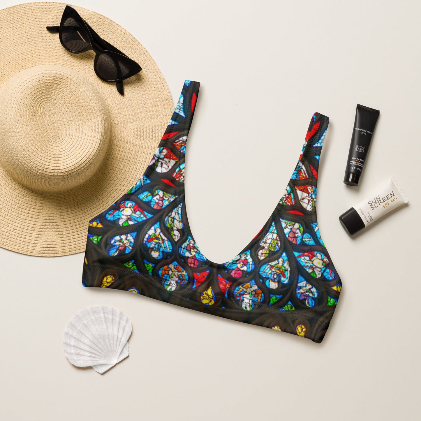 Women's padded bikini top, Cute Summer Bikini Top Black Top, beautiful bikini top, Beach dress, Beach dress for summer and spring - PratSN