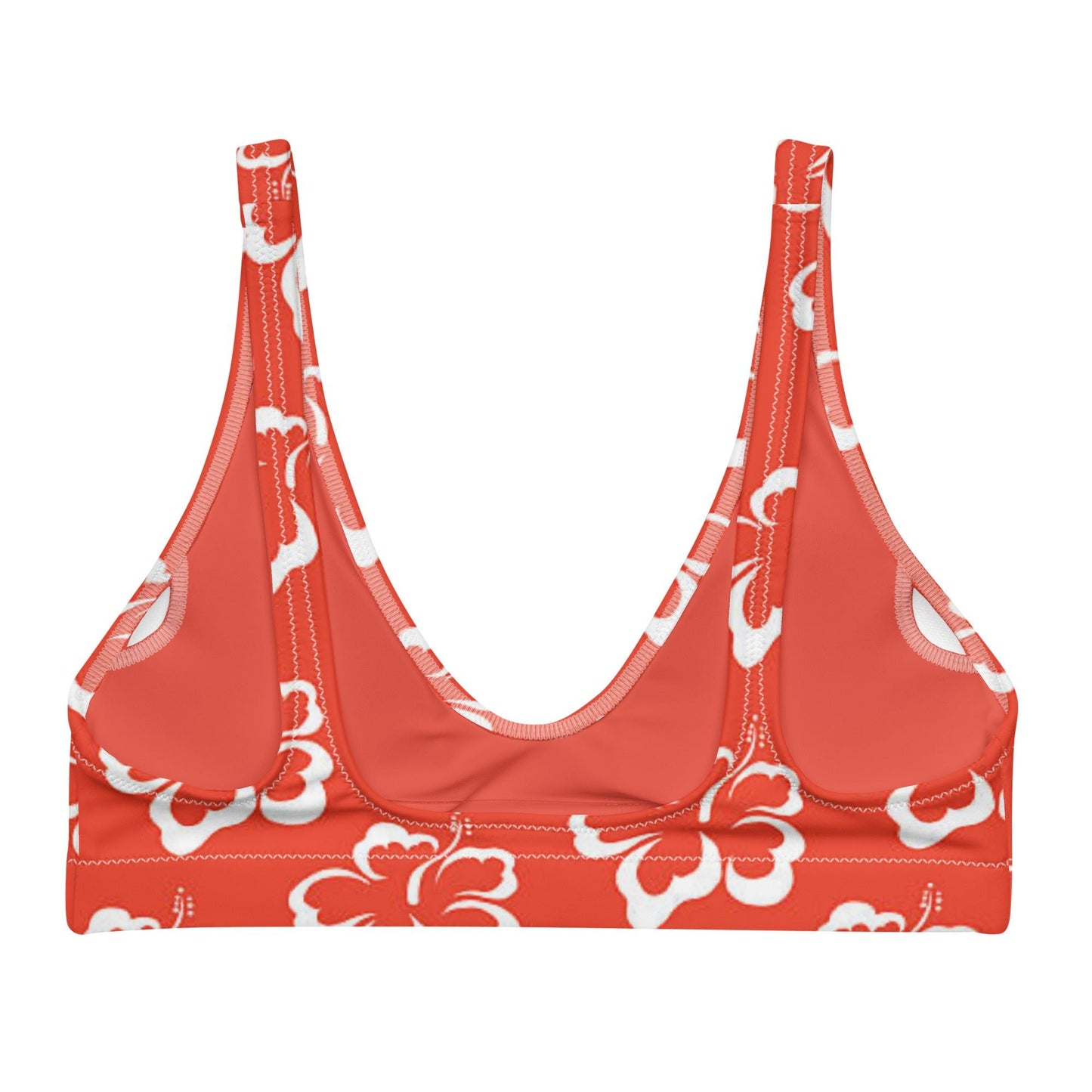 Women's padded bikini top, Floral bikini top, Beach dress, Beach dress for summer and spring - PratSN