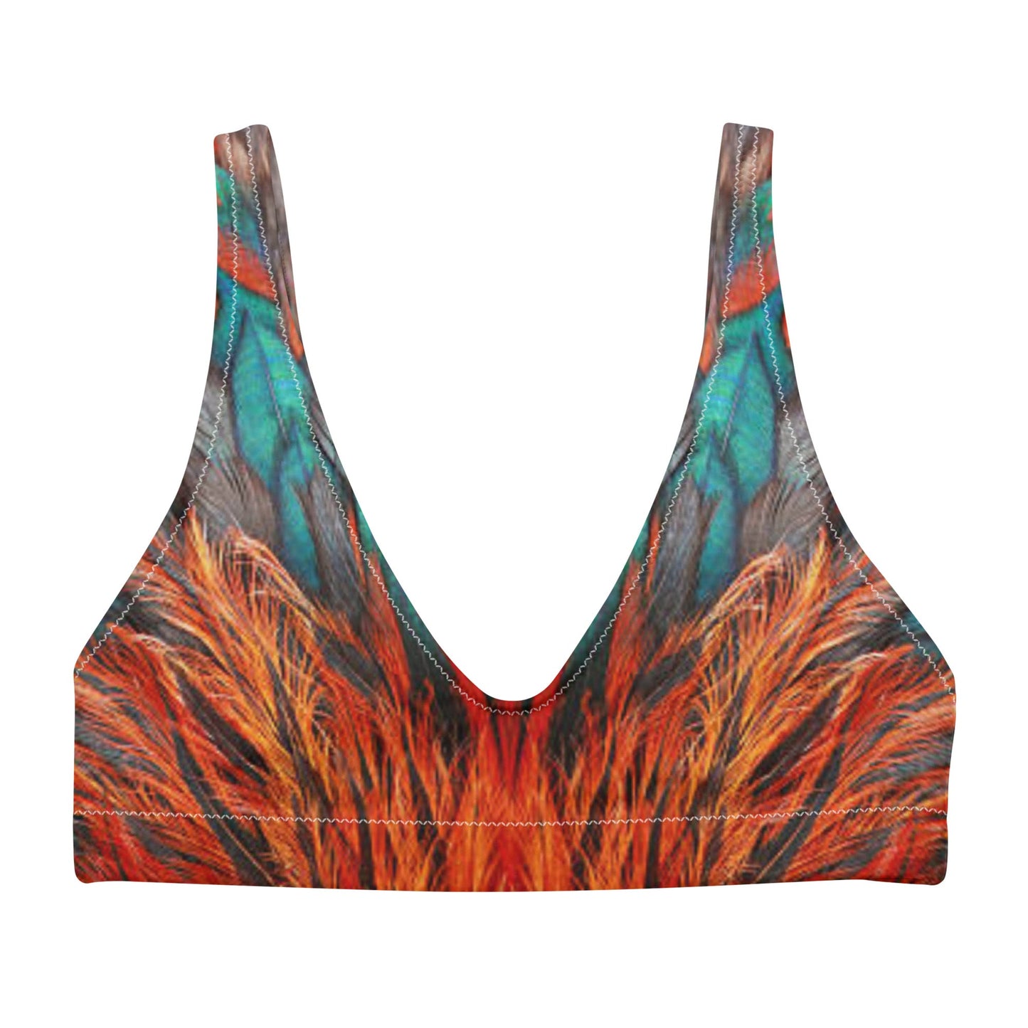 Women's padded bikini top, Padded Swimsuit Top, Bathing Suit Top - PratSN