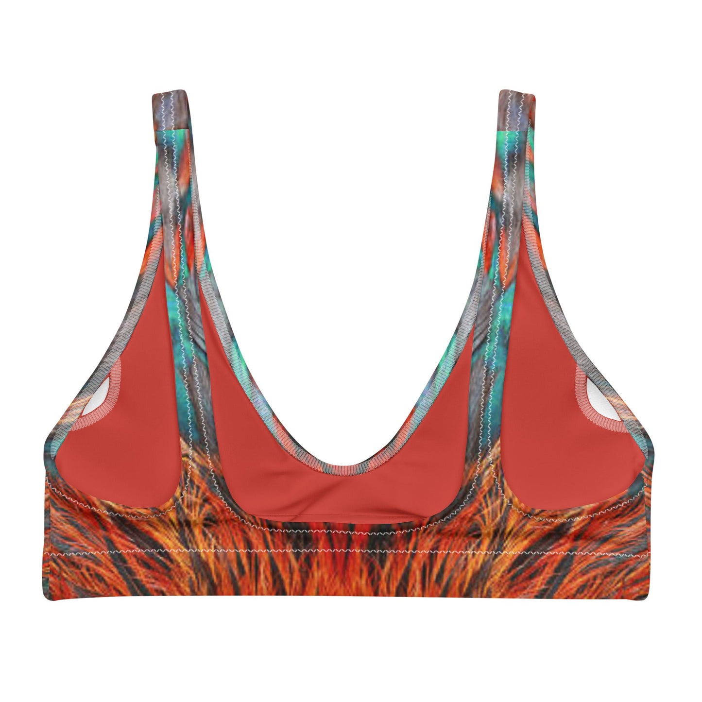 Women's padded bikini top, Padded Swimsuit Top, Bathing Suit Top - PratSN