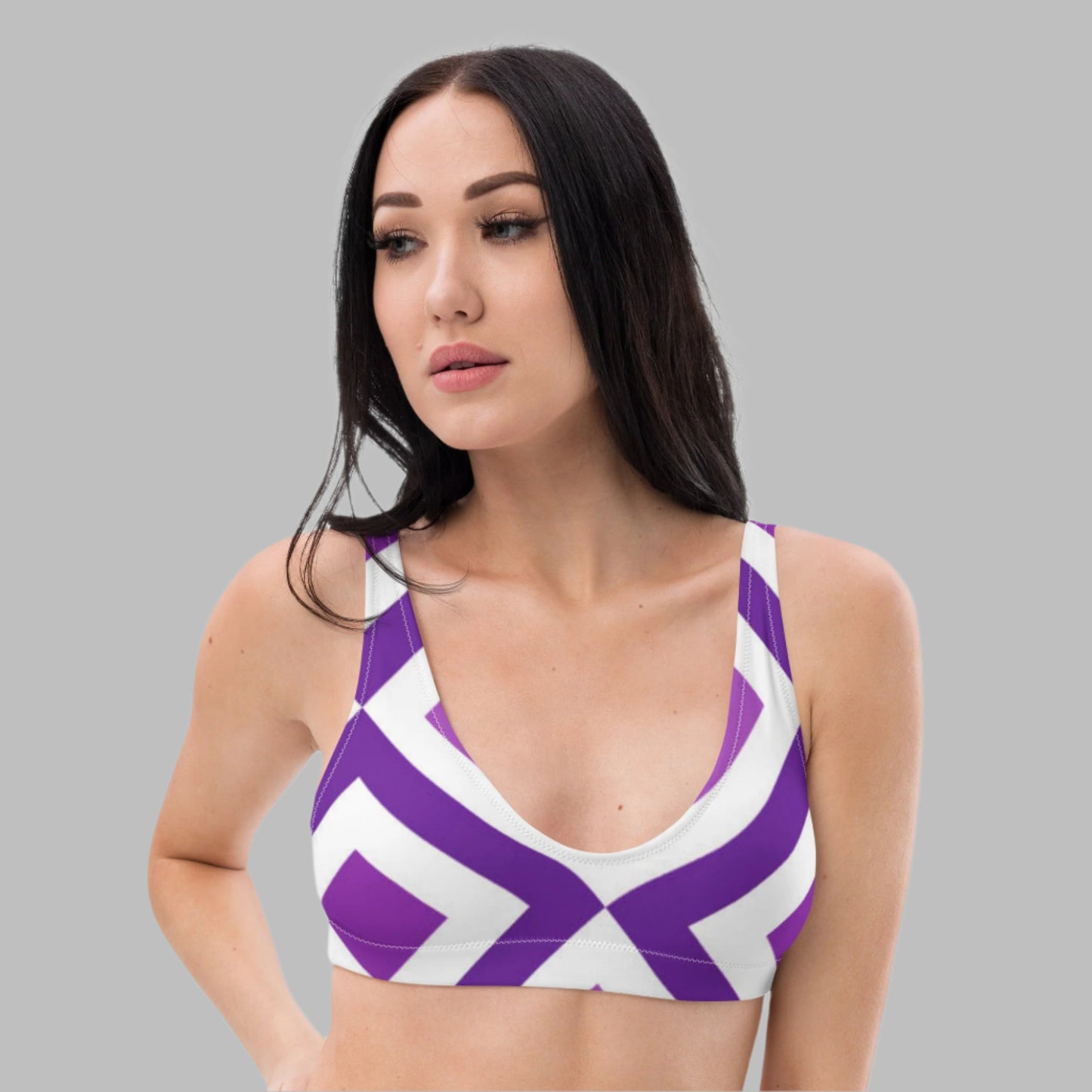 Women's padded bikini top, swimwear, classic beach dress - PratSN