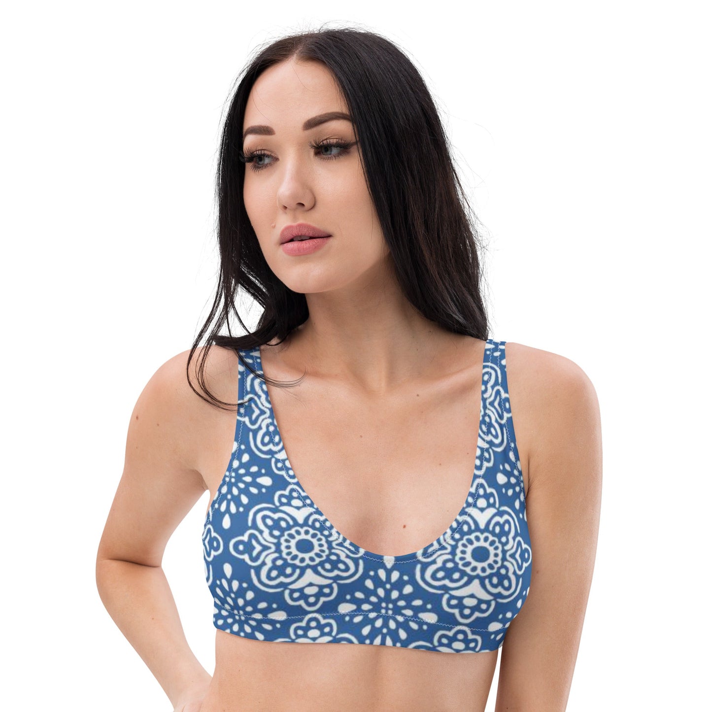 Women's padded bikini top, swimwear, classic beach dress - PratSN