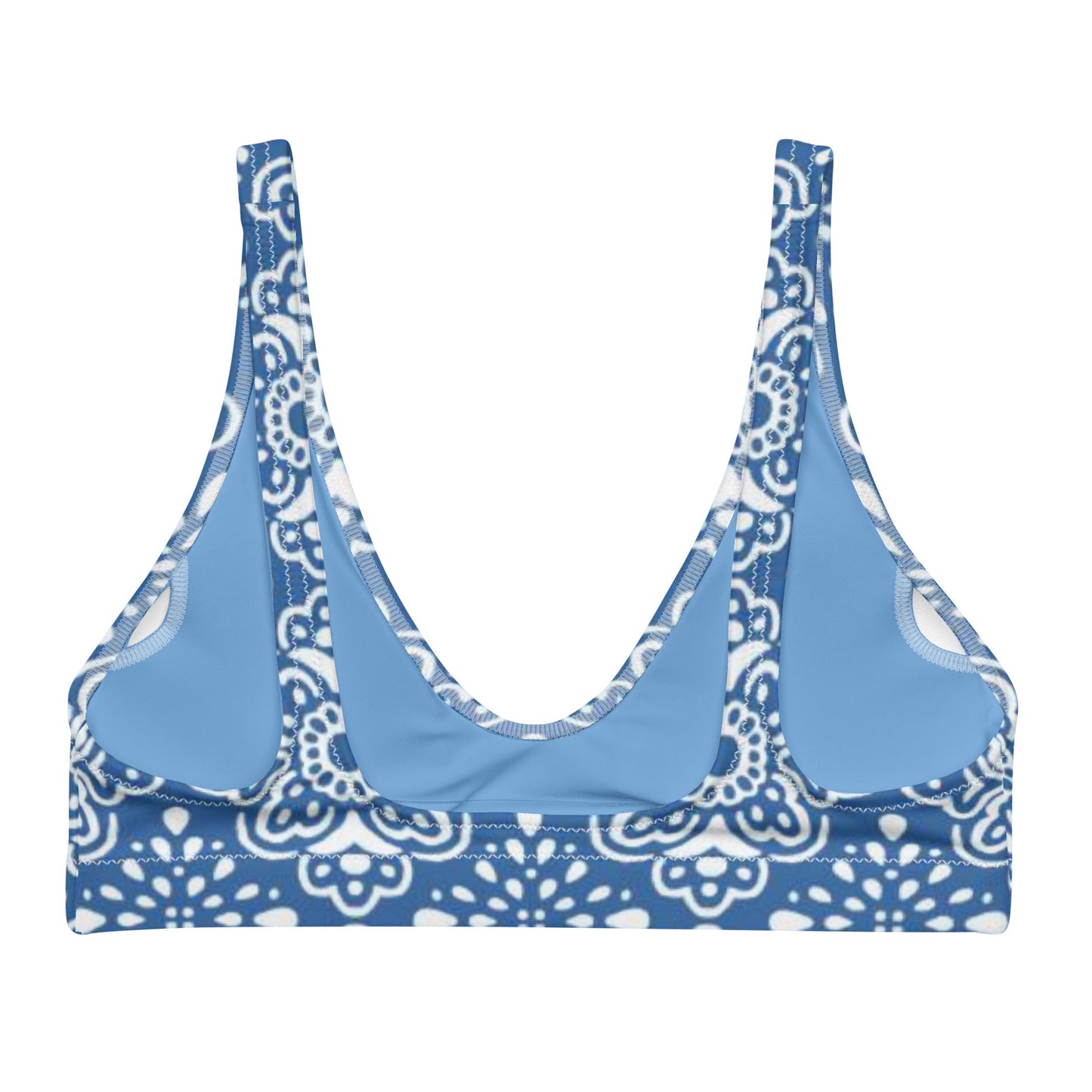 Women's padded bikini top, swimwear, classic beach dress - PratSN