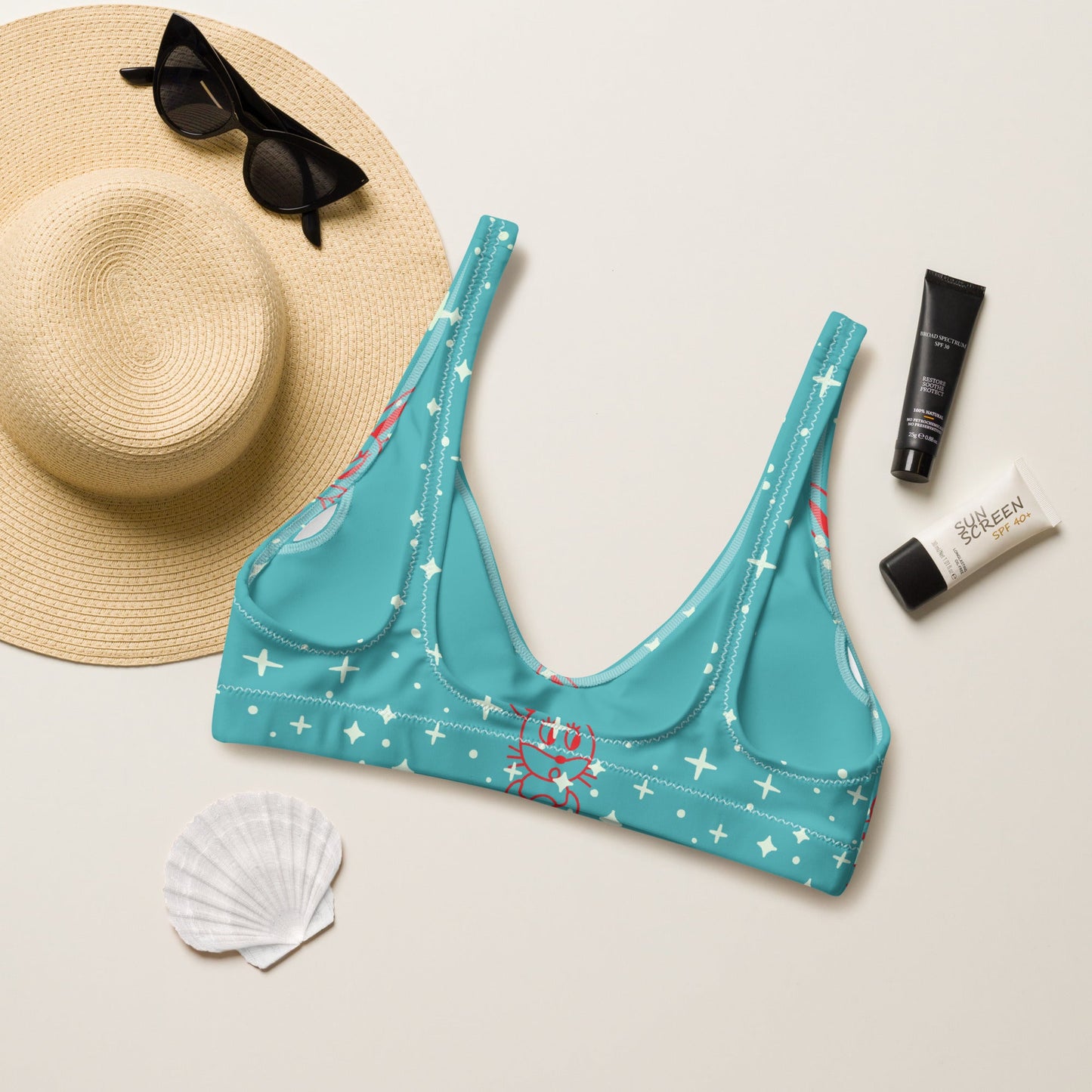 Women's padded bikini top swimwear, classic beach dress - PratSN