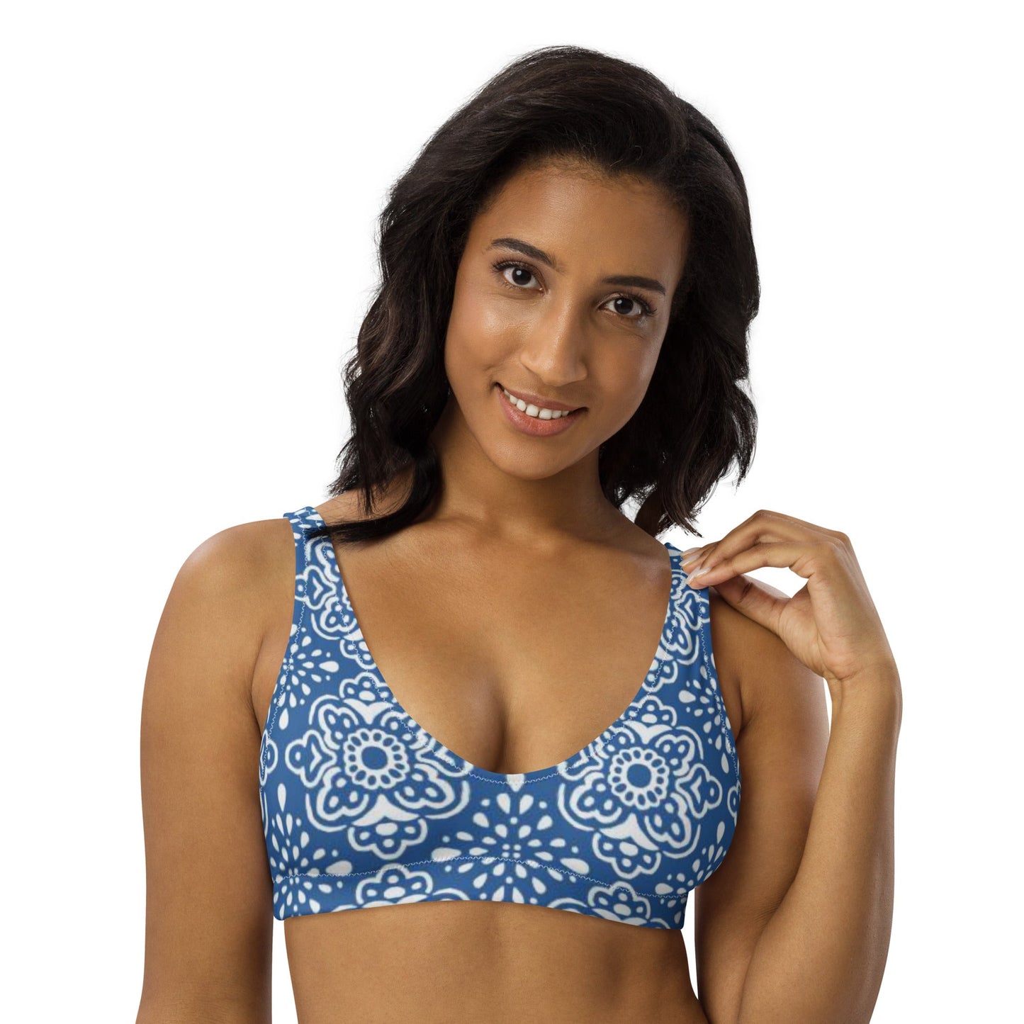 Women's padded bikini top, swimwear, classic beach dress - PratSN