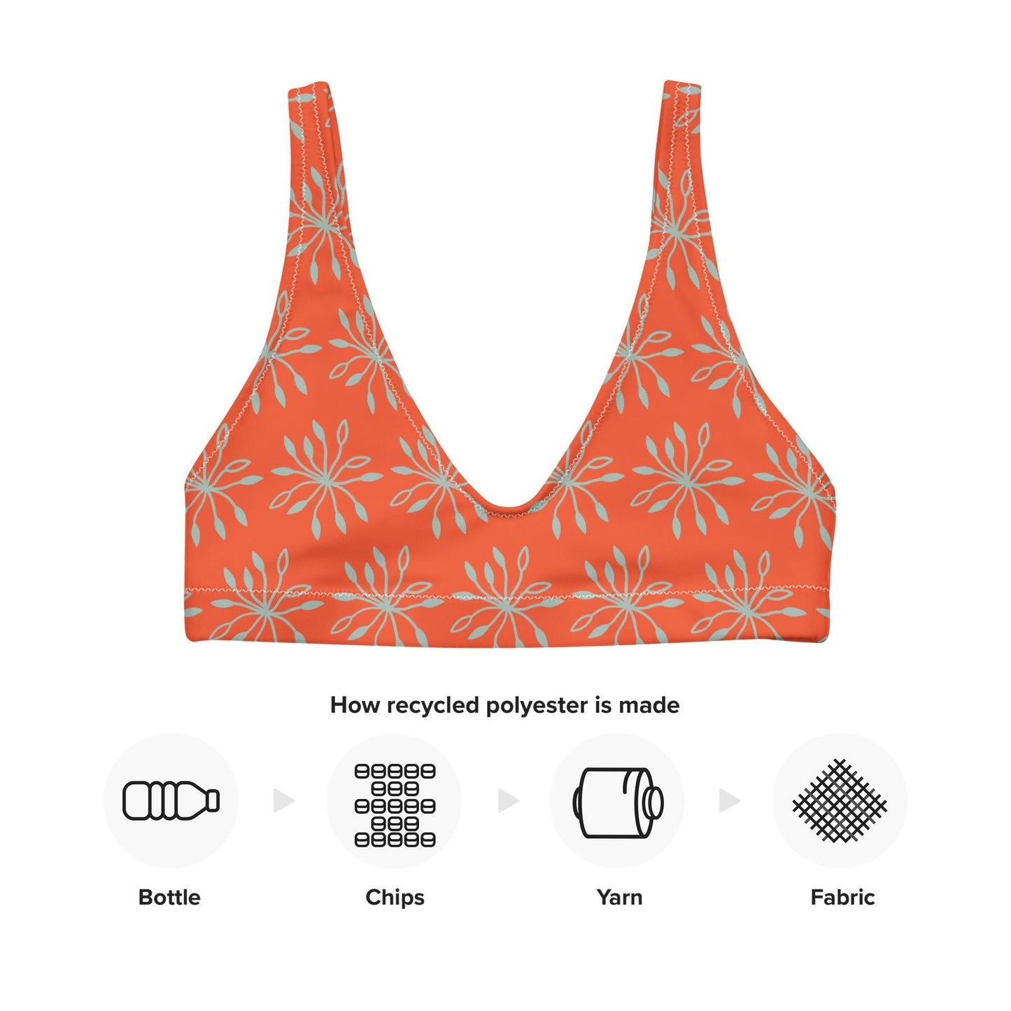 Women's padded bikini top, Women's padded bikini top, Swimsuit Top, Bathing Suit Top, Beach dress, Beach dress for summer and spring - PratSN