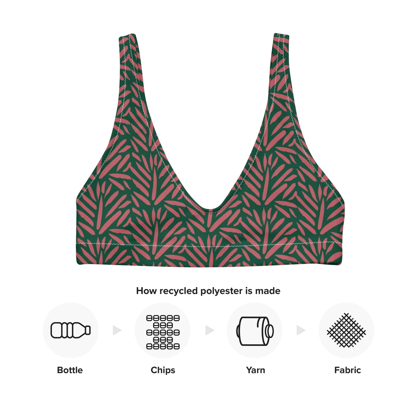Women's padded bikini top, Women's padded bikini top, Swimsuit Top, Bathing Suit Top, Beach dress, Beach dress for summer and spring - PratSN