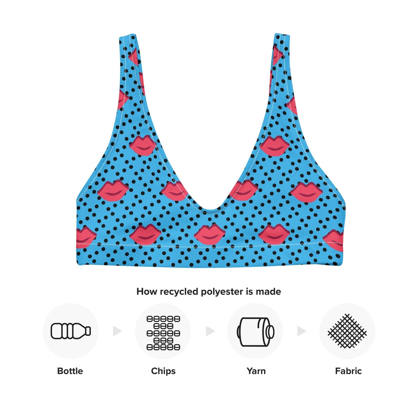 Women's padded bikini top, Women's padded bikini top, Swimsuit Top, Bathing Suit Top, Beach dress, Beach dress for summer and spring - PratSN
