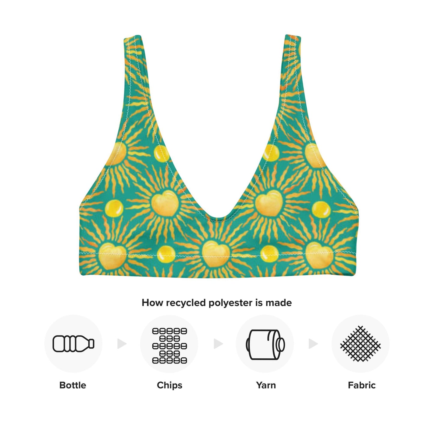 Women's padded classic bikini top - PratSN