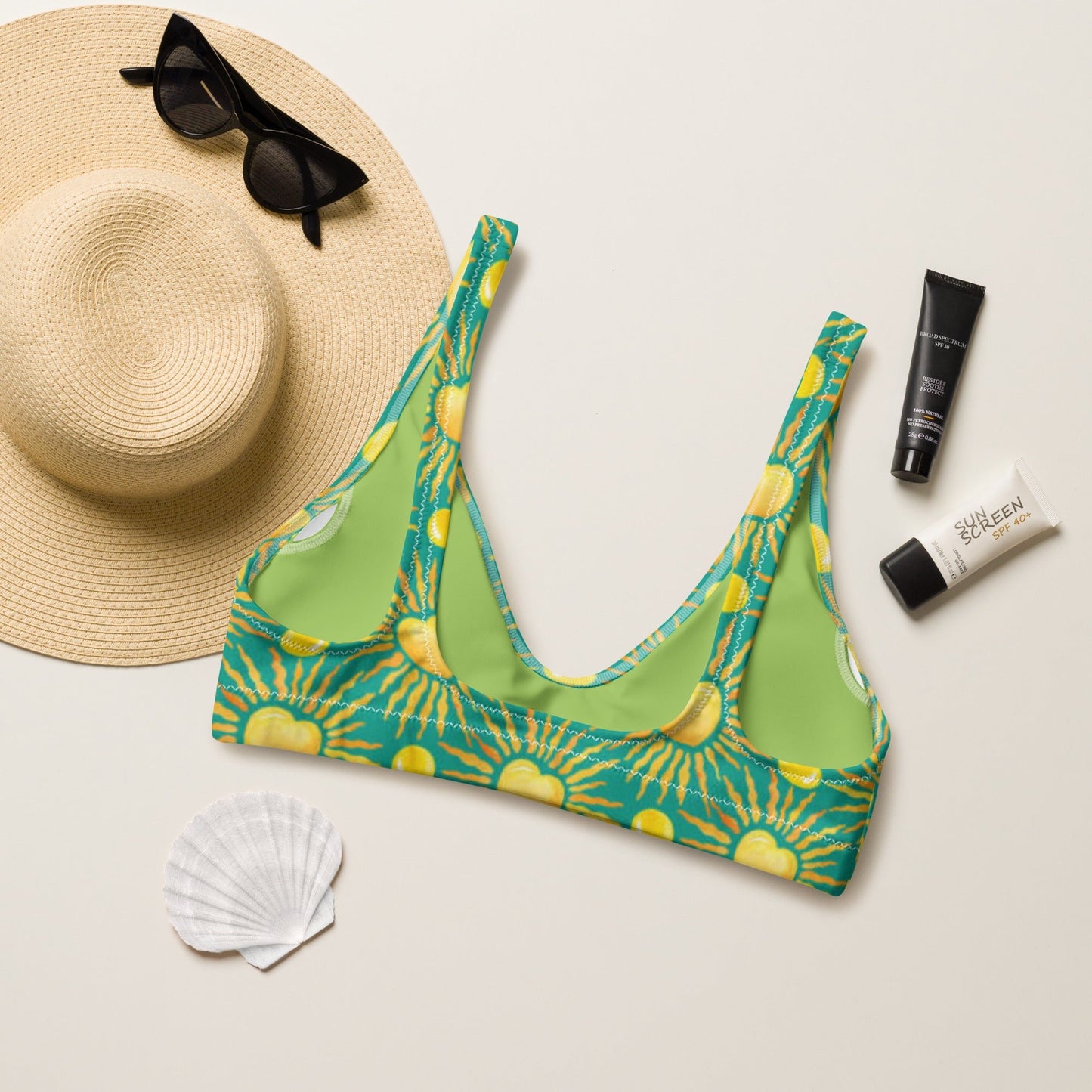 Women's padded classic bikini top - PratSN
