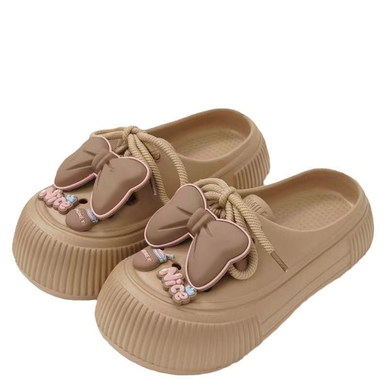 Women's Platform Sponge Cake Internet - famous Outdoors Classic Style Slip - on Slippers - PratSN
