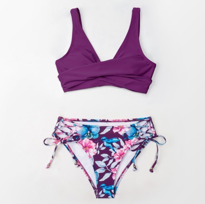 Women's Printed Swimsuit Bikini Swimwear - PratSN