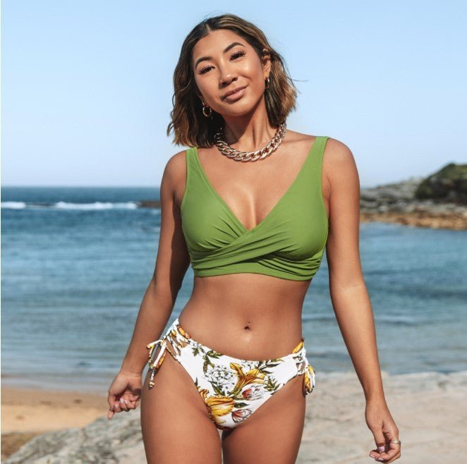 Women's Printed Swimsuit Bikini Swimwear - PratSN