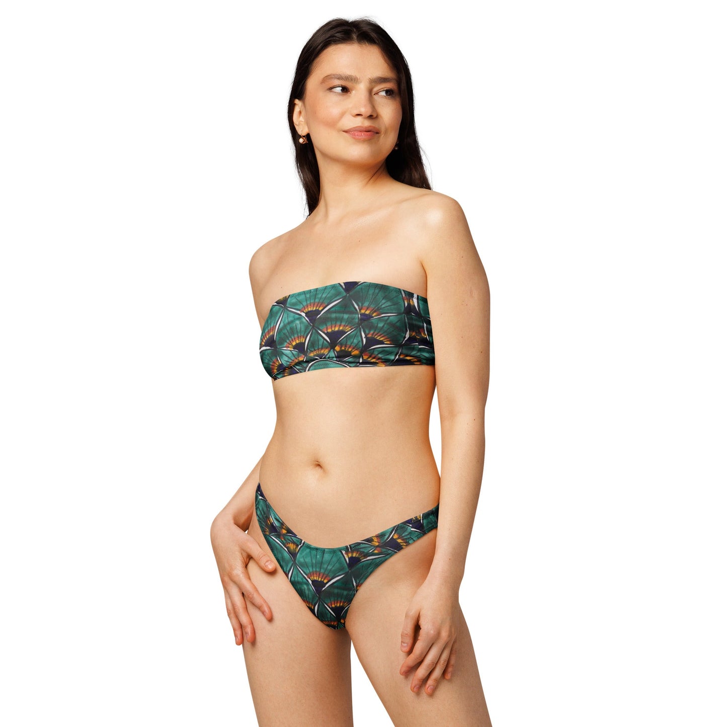 Women's Recycled bandeau bikini, Swimwear - PratSN
