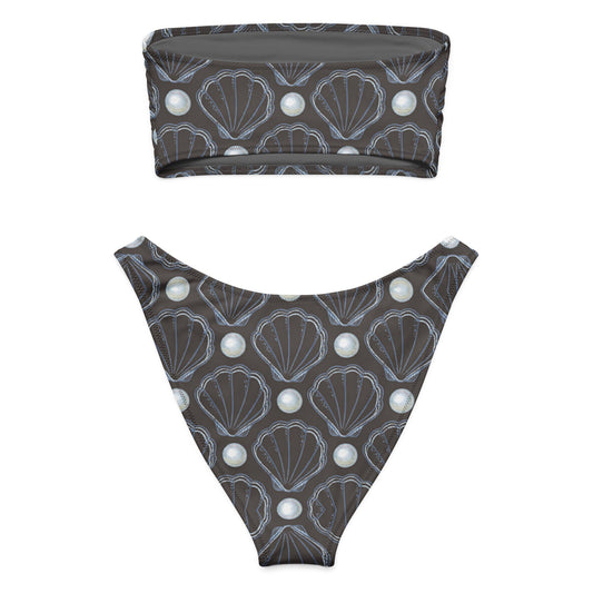 Women's Recycled bandeau bikini, Swimwear - PratSN