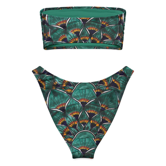 Women's Recycled bandeau bikini, Swimwear - PratSN