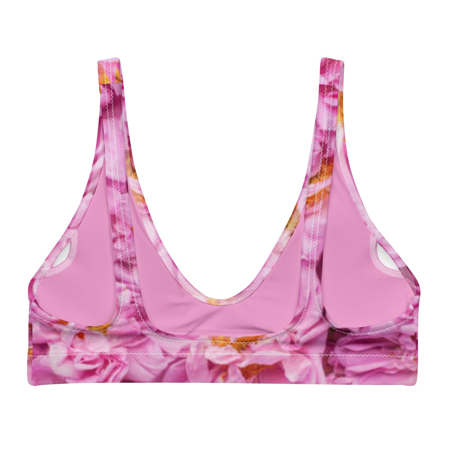 Women's rose padded bikini top - PratSN