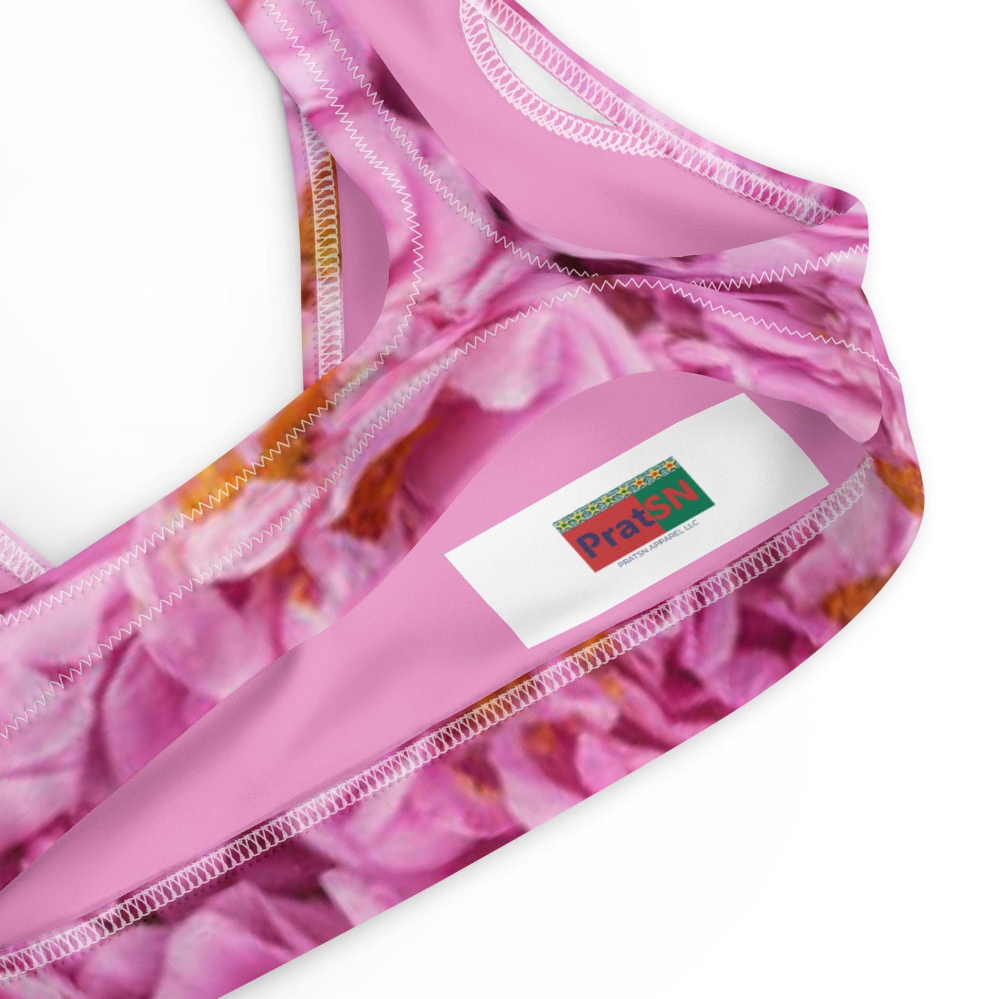 Women's rose padded bikini top - PratSN