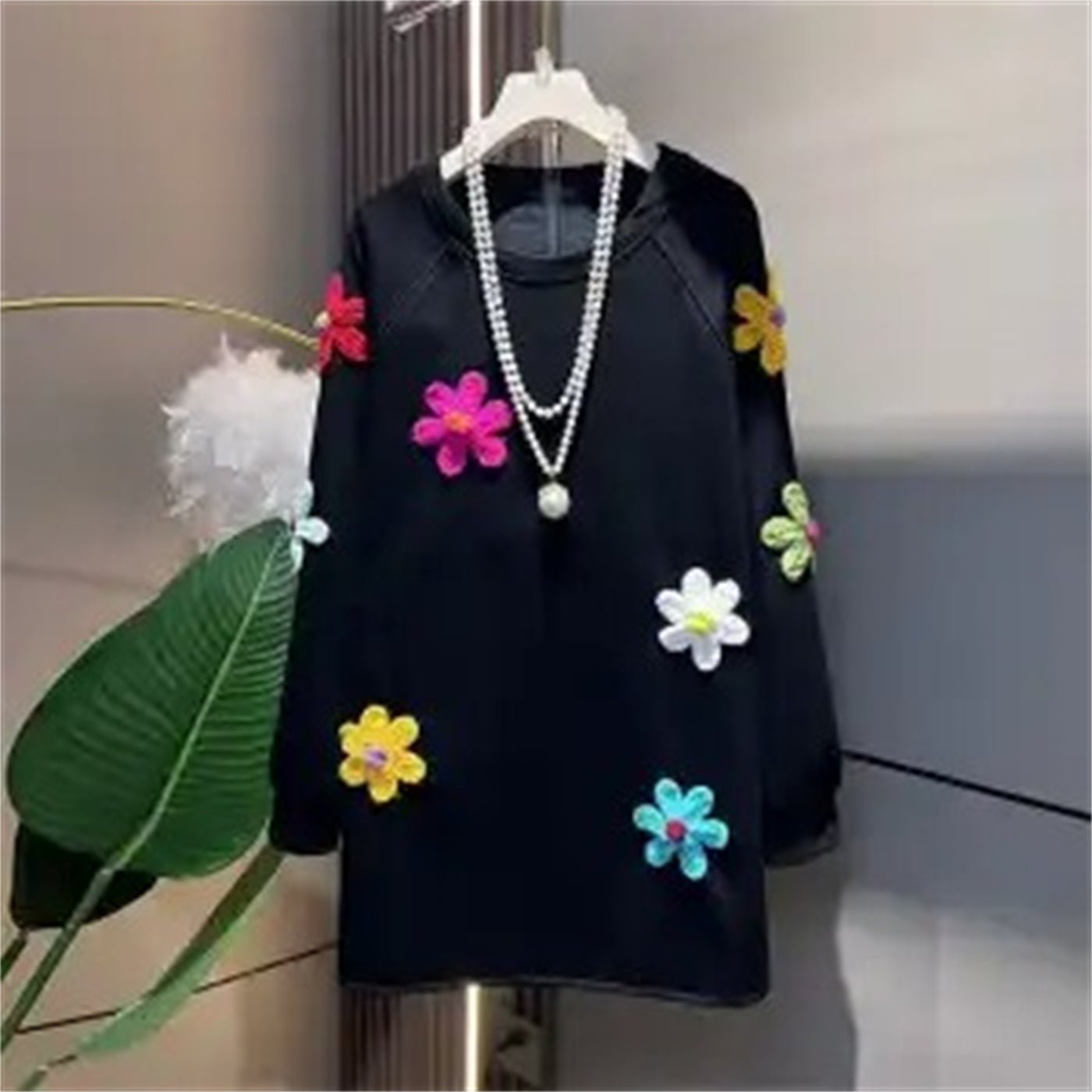 Women's Round Neck Long - sleeved Sweater In Autumn And Winter - PratSN
