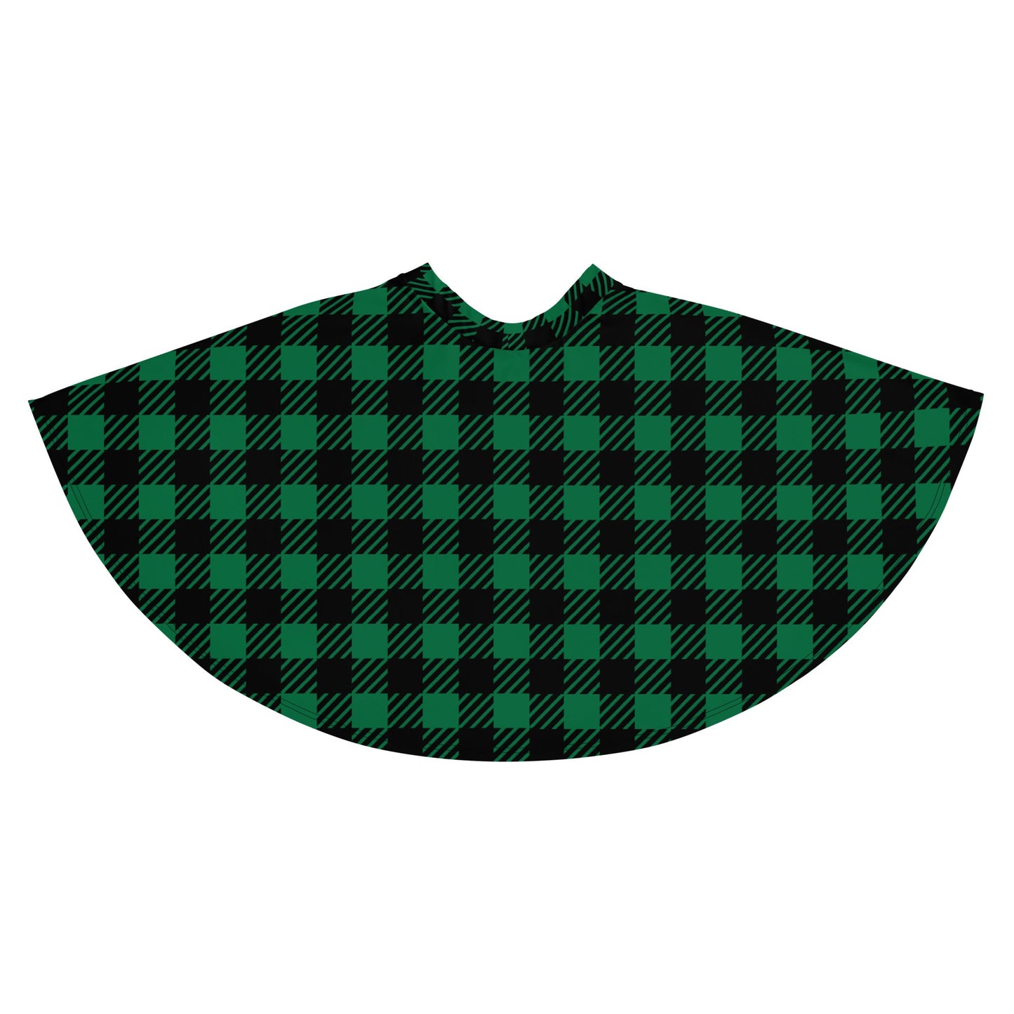 Women's skater skirt, Green and black color skirt, Geometric skater skirt, Cut & sew sublimation skirt, skater skirt for summer and spring - PratSN