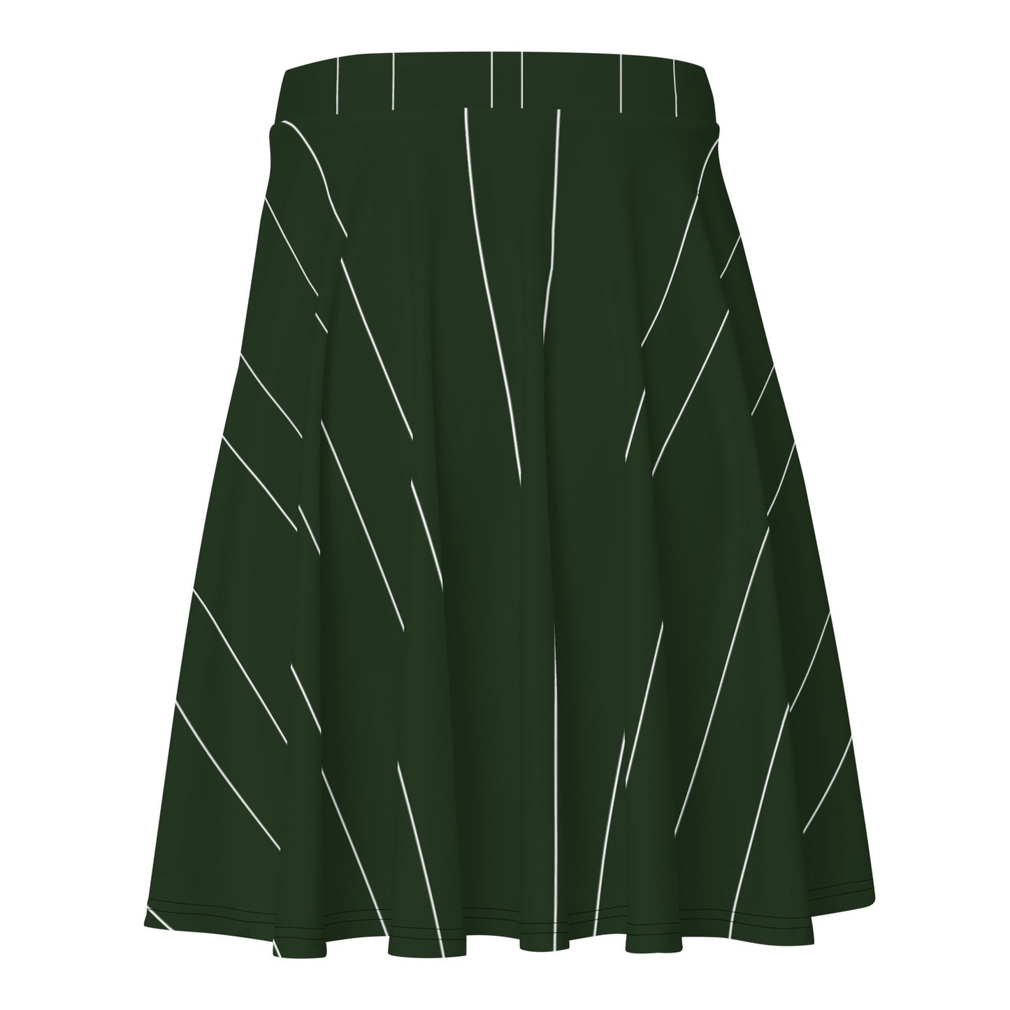 Women's skater skirt, Olive green with white lining skirt, skater skirt for summer and spring - PratSN