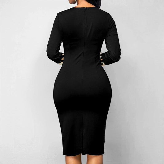 Women's Spring And Long Sleeve Dress - PratSN