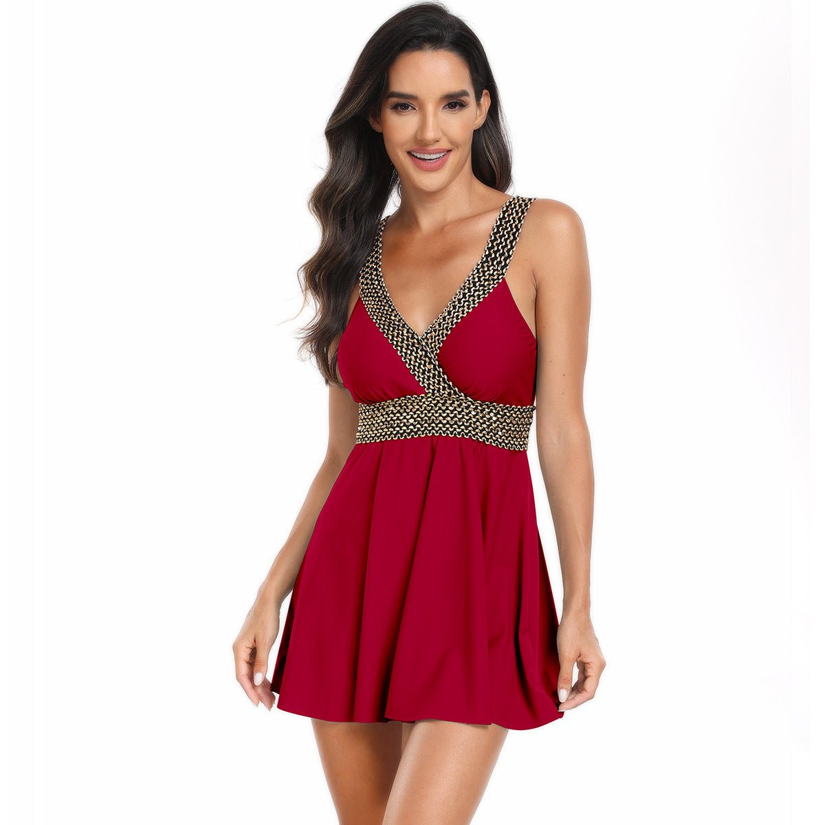 Women's Stylish and Trendy V - neck Summer Beach Dresses | Beach Vacation - PratSN