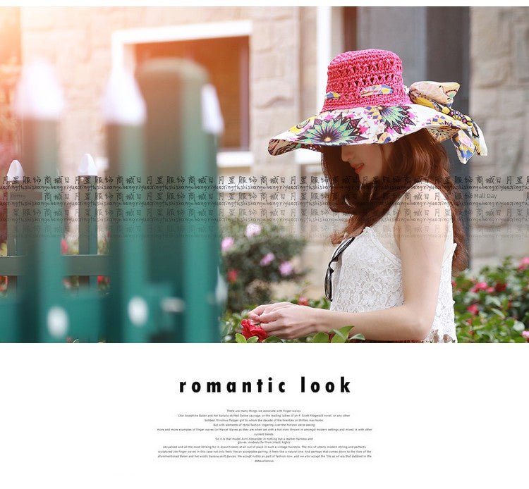 Women's Summer Seaside Holiday Cloth Foldable Hat - PratSN