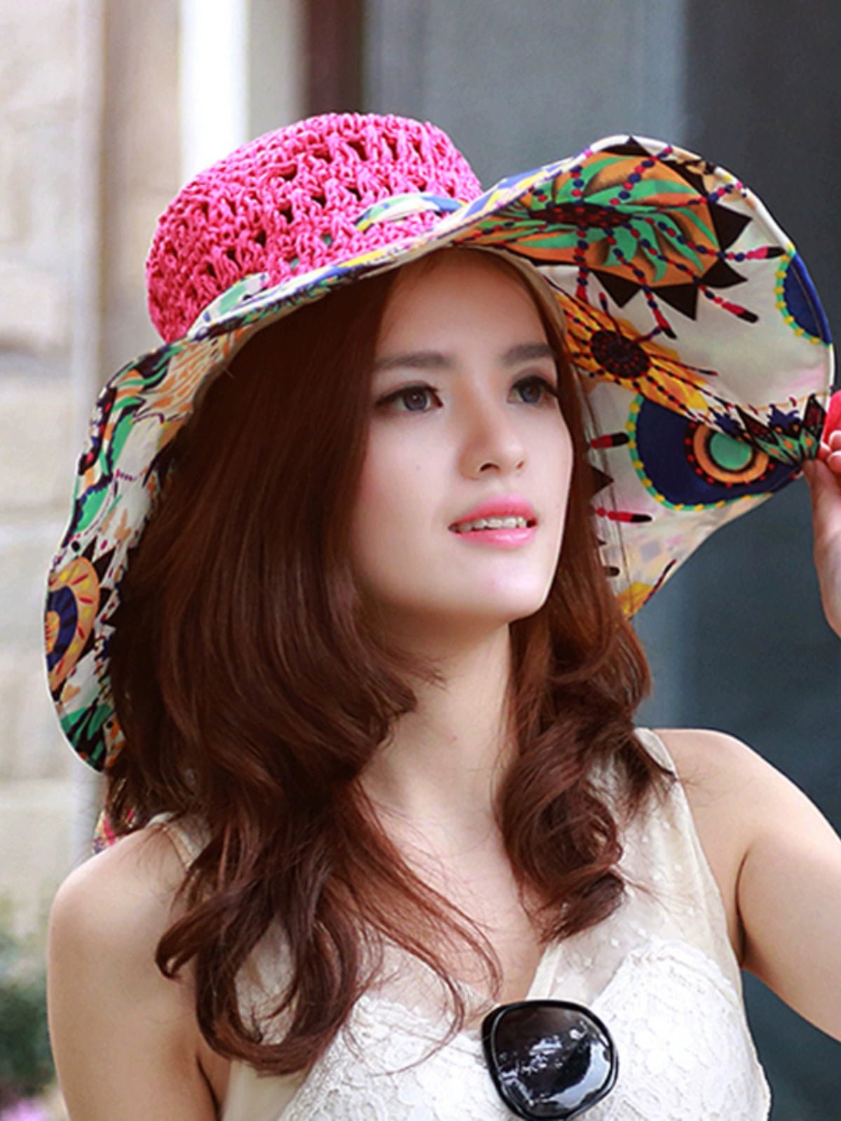 Women's Summer Seaside Holiday Cloth Foldable Hat - PratSN