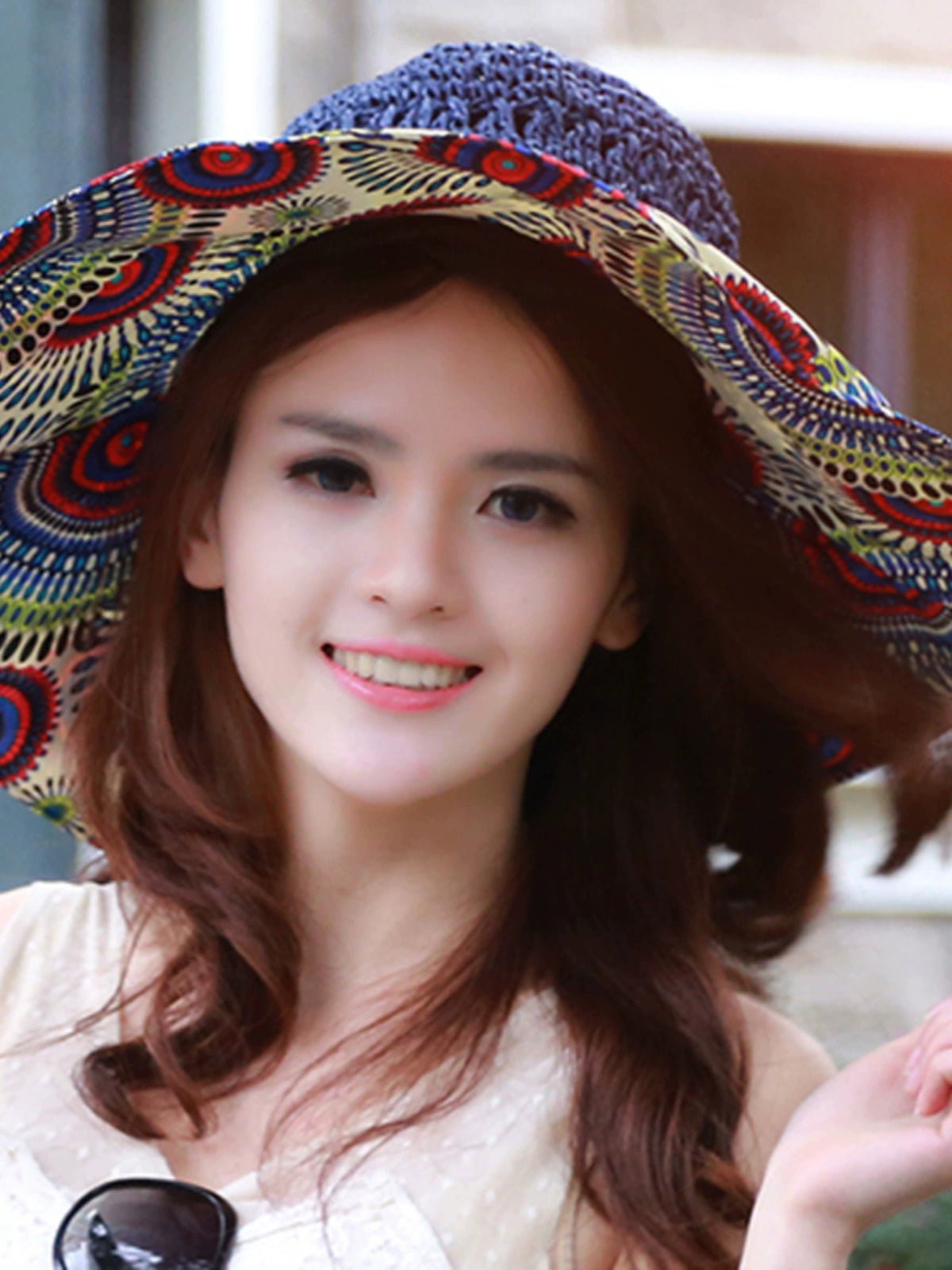 Women's Summer Seaside Holiday Cloth Foldable Hat - PratSN