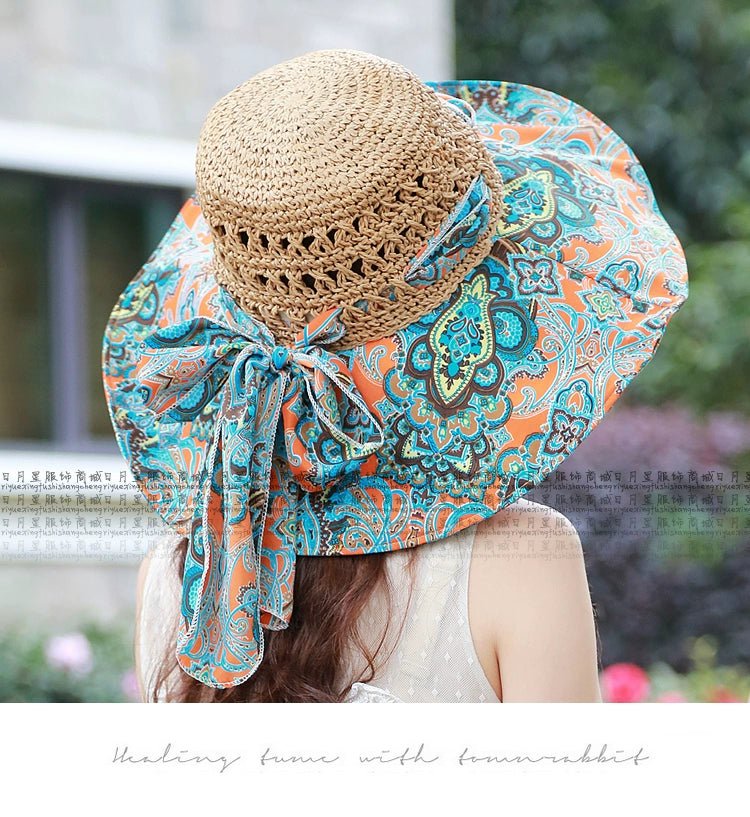 Women's Summer Seaside Holiday Cloth Foldable Hat - PratSN