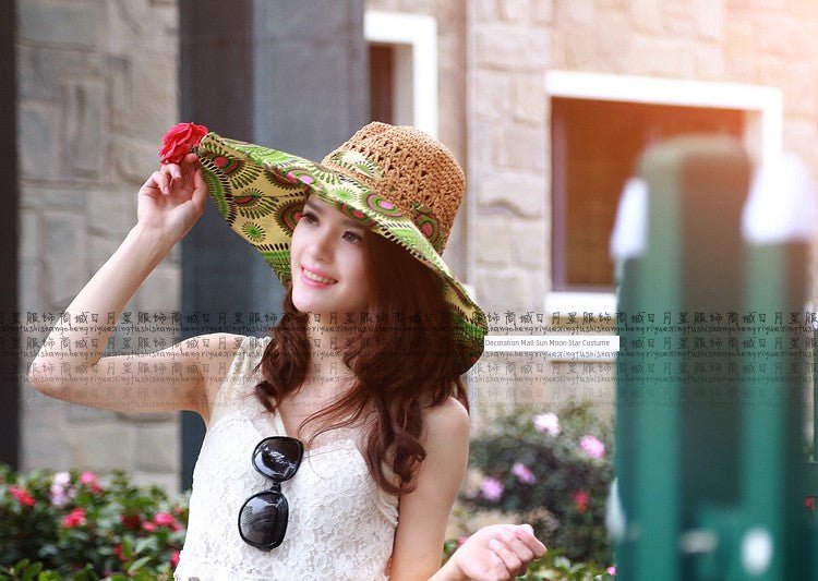 Women's Summer Seaside Holiday Cloth Foldable Hat - PratSN
