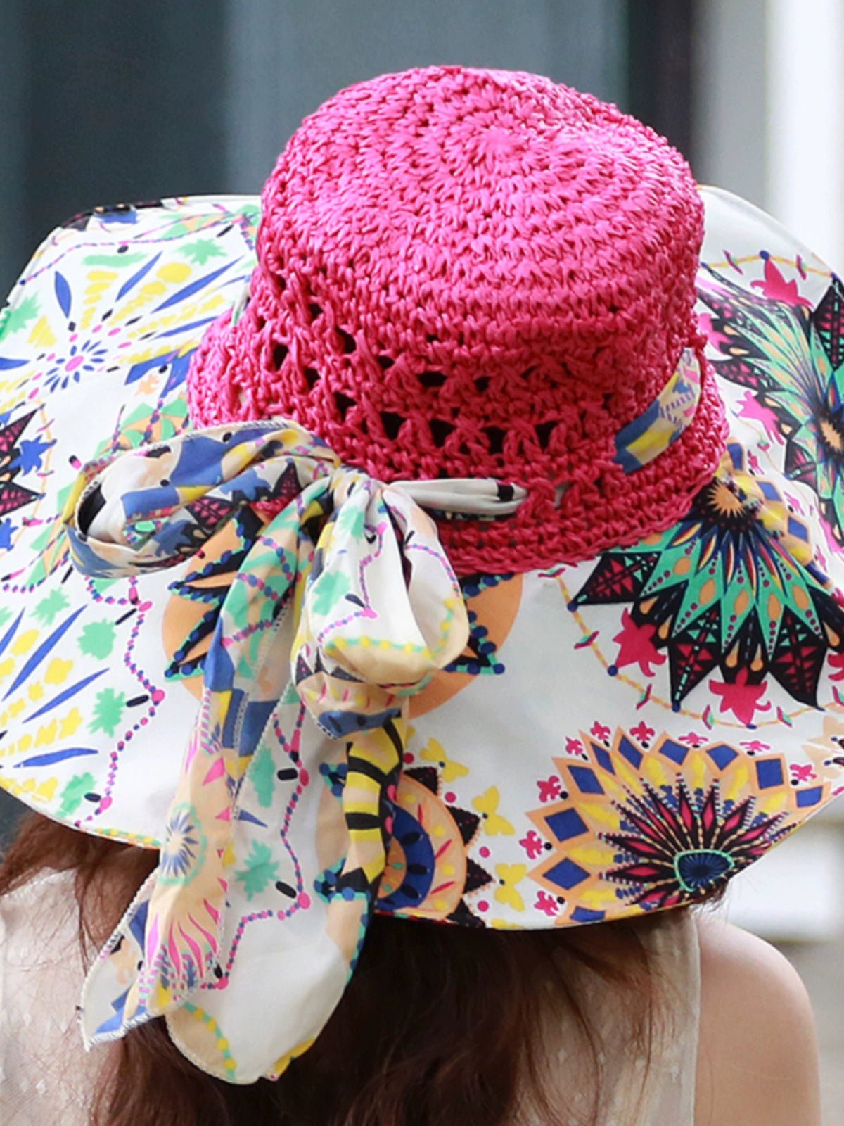 Women's Summer Seaside Holiday Cloth Foldable Hat - PratSN