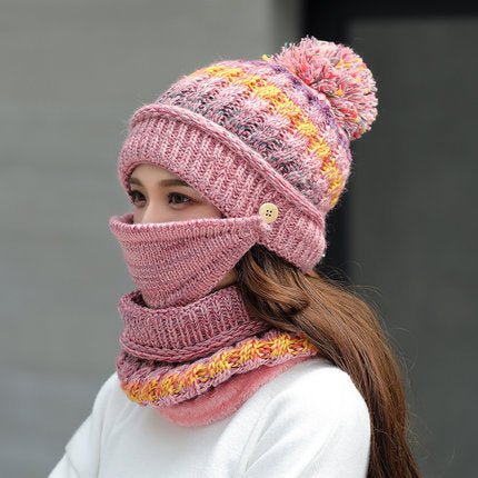Women's winter knitted hat - PratSN