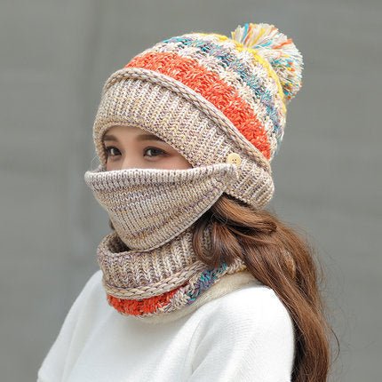 Women's winter knitted hat - PratSN