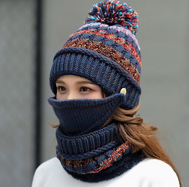 Women's winter knitted hat - PratSN