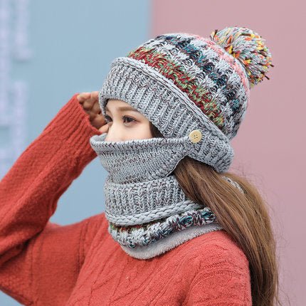 Women's winter knitted hat - PratSN
