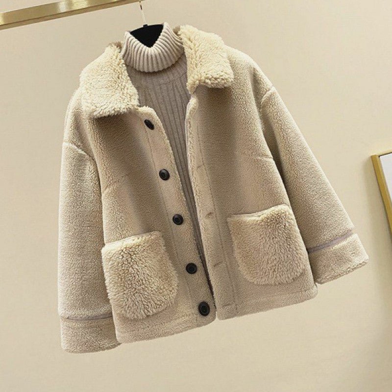 Women's Wool Fur Sweater Casual Pants Three Piece Set Fashion Suit - PratSN
