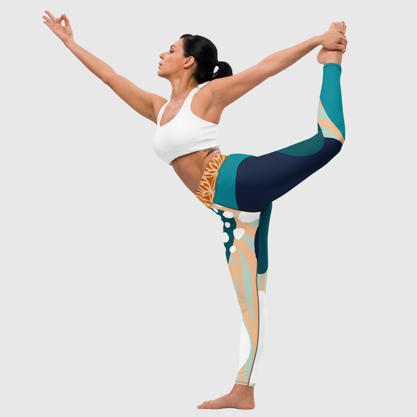 Women's yoga leggings, Yoga Leggings, Comfortable stretch Pants, Exercising pants, Running Fashion legging, Colorful vibrant yoga leggings - PratSN