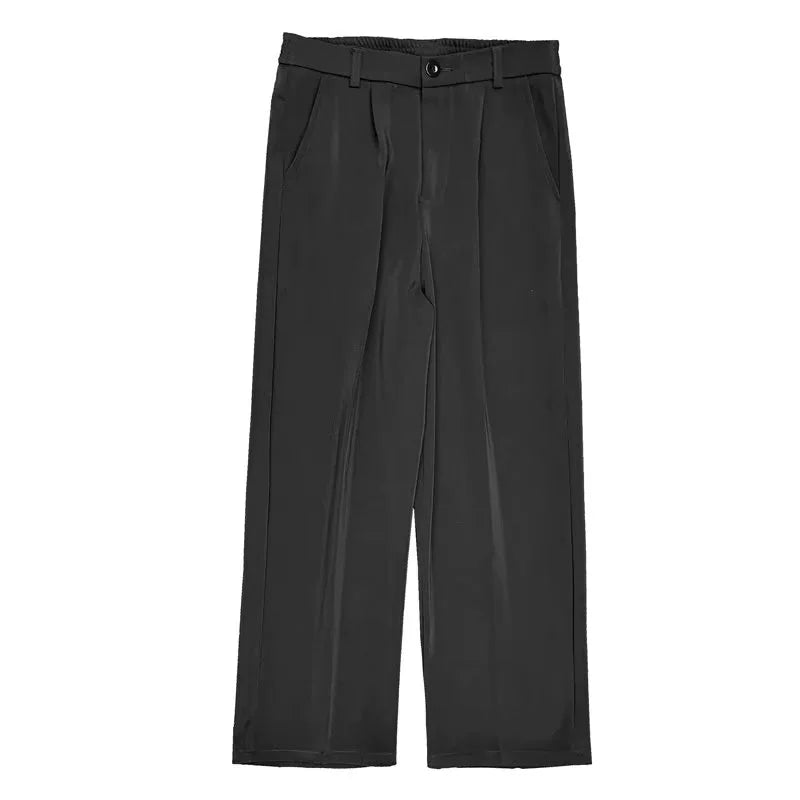 Woolen Pants Men's Straight - leg Silm Fancy Pants Business Casual Pants Suit Pants Cropped Pants Spring & Fall Winter - PratSN