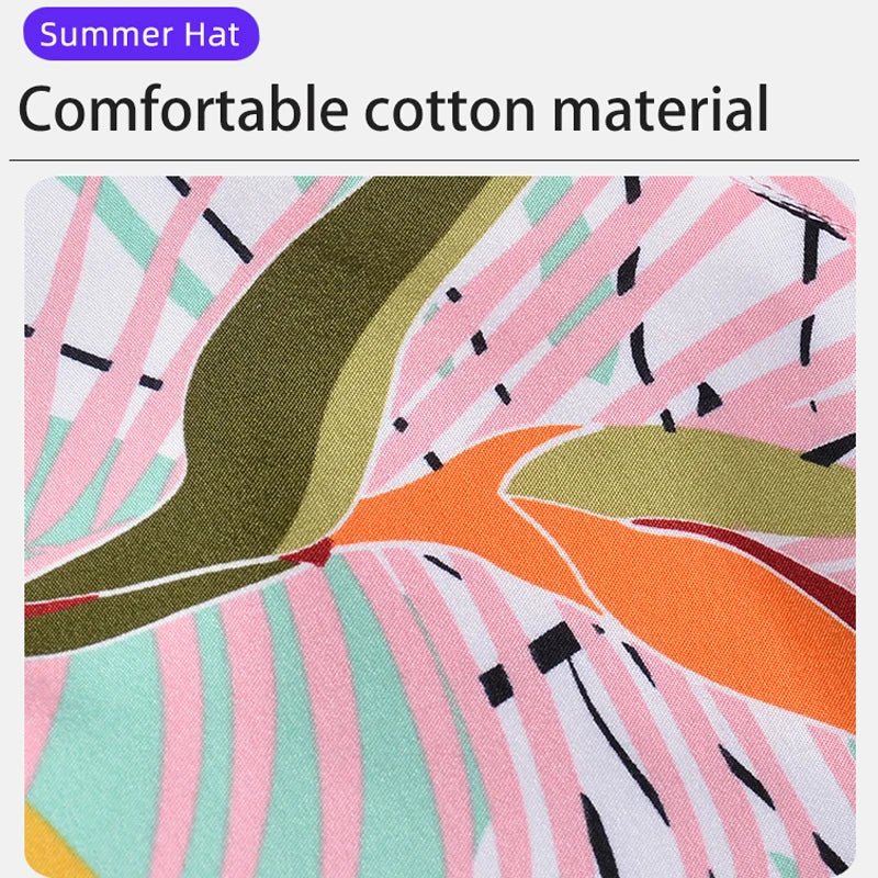 Xinbaoguan 100% Cotton European and American Cross border Women's New Double sided Fisherman Hat Summer Enlarged brim Sun hat - PratSN