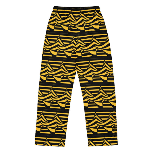 Yellow and Black trendy - Women’s pajama pants - PratSN