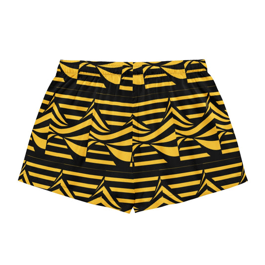 Yellow and Black trendy - Women’s pajama shorts - PratSN