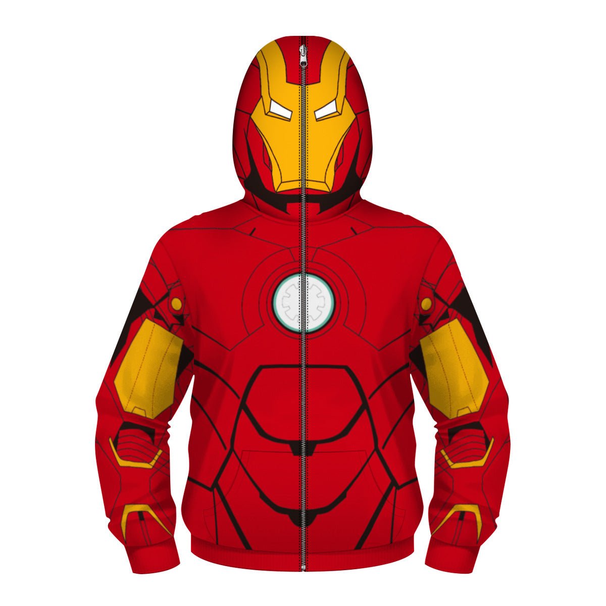Zip Long Sleeve Hooded Sweatshirt - PratSN
