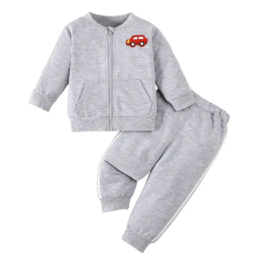 1 - 4Y Boys Pantsuit Plus Velvet Flannel Family Outfit Child Winter Warm Sleepwear Suit Girls Thick Coral Fleece Pajama Sets 2Pcs - PratSN