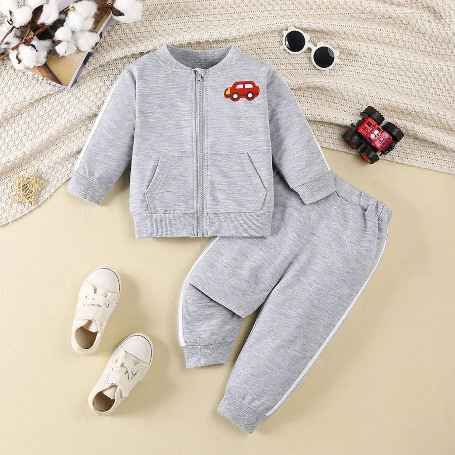 1 - 4Y Boys Pantsuit Plus Velvet Flannel Family Outfit Child Winter Warm Sleepwear Suit Girls Thick Coral Fleece Pajama Sets 2Pcs - PratSN