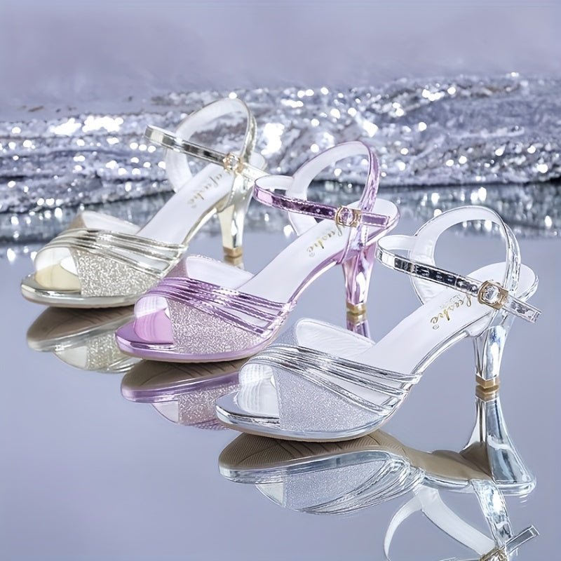 2022 Summer New Style British Peep - Toe Buckle Fashion for Women, Stylish And Comfortable High Heels - PratSN