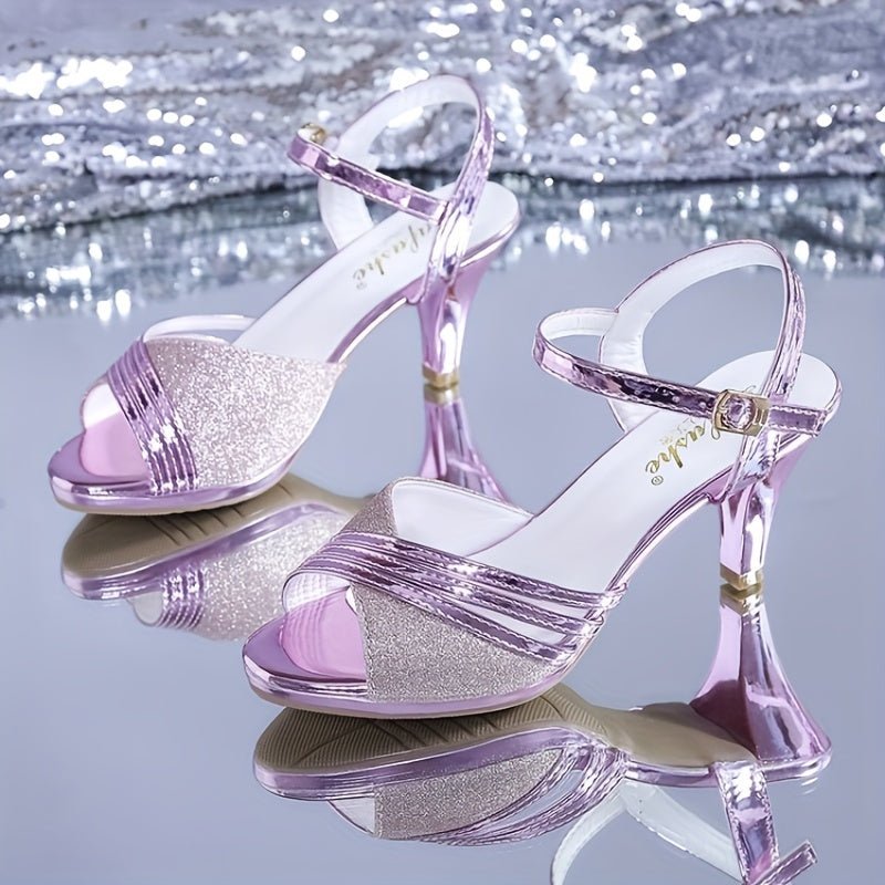 2022 Summer New Style British Peep - Toe Buckle Fashion for Women, Stylish And Comfortable High Heels - PratSN