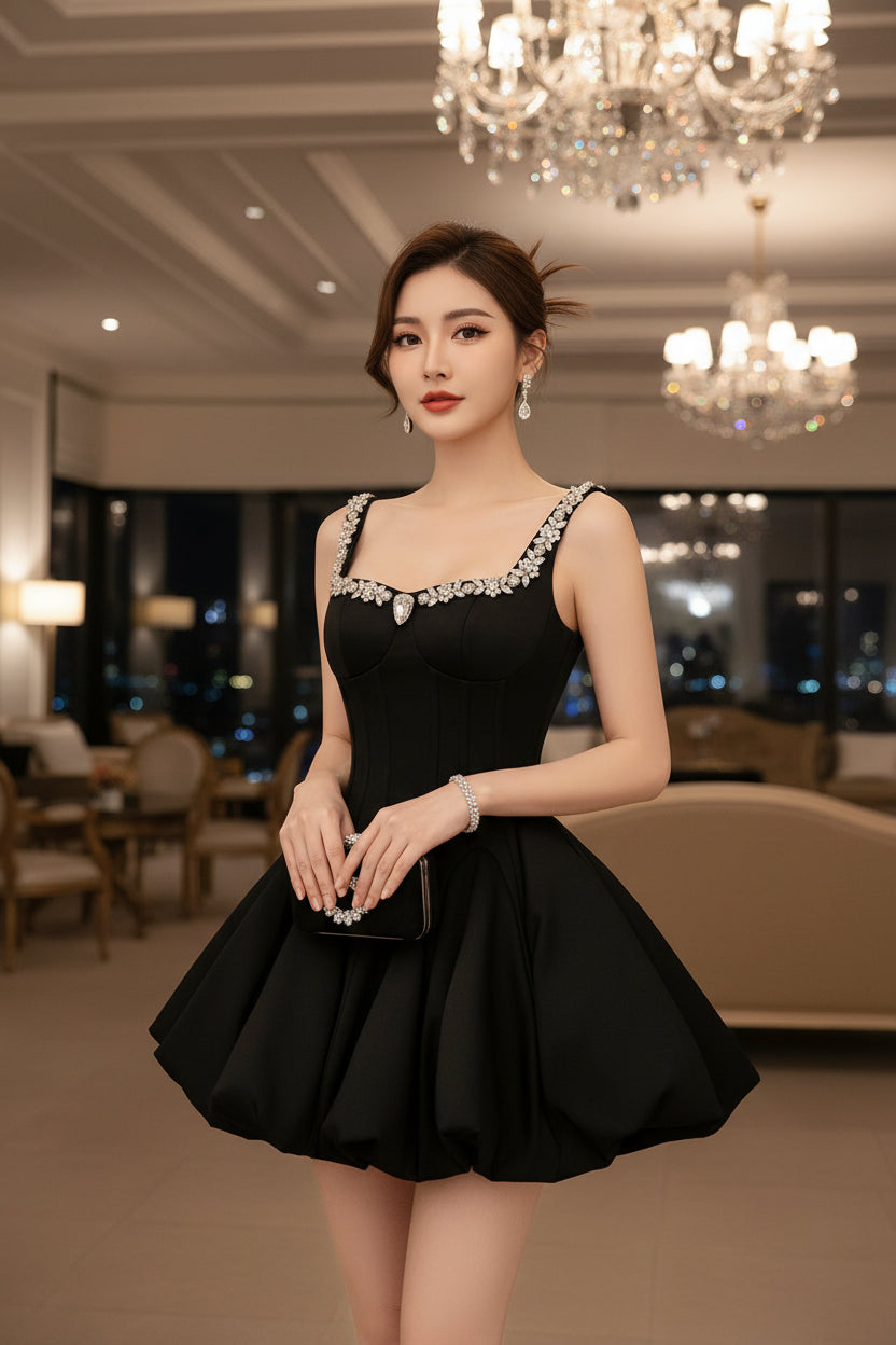 2025 Autumn Vintage Elegant Y2K Velvet Off Shoulder Dress Bow Bodycon Mini A - line Women Evening Party Subculture Lolita Formal - PratSN